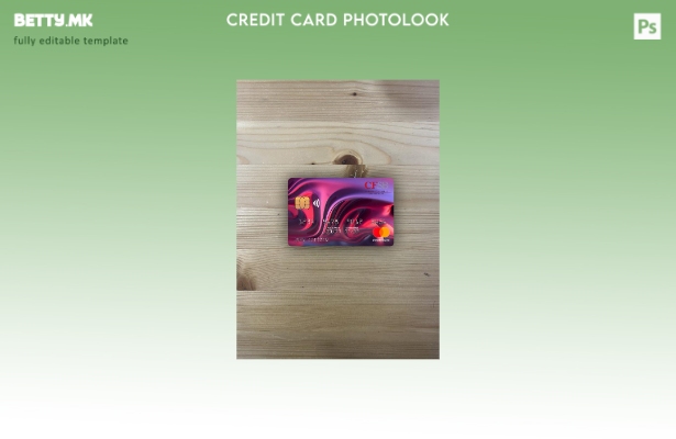 модерен стил САД Њујорк CFSB банка мастеркард photolook преден шаблон